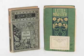 Late 1800s Little Minister By J.M. Barrie And Adam Bede Alta Edition By Porter & Coates