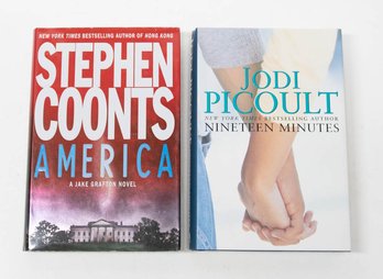 Stephen Coonts America And Jodi Picoult Nineteen Minutes Hardcover Books