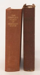 1934 The Complete Plays Of Bernard Shaw And The Works Of William Carleton Hardcover Books