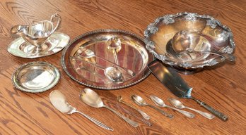 Silverplate Items Includes Sheffield, Towle And Adelphi