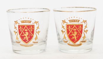 Libbey Scotland Whiskey Highball Glasses (2) 3.25'