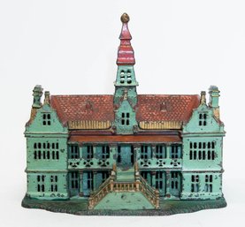 Ives & Blakeslee Palace Cast Iron Coin Bank Circa. Late 1880s