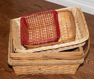 Lot Of Wicker Baskets