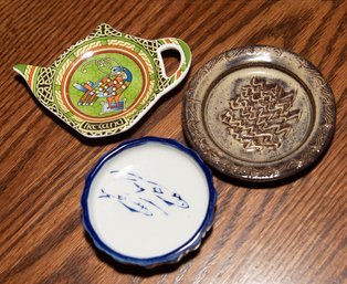 2.5' Ireland Souvenir And Asian Trinket Dishes