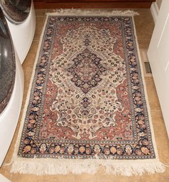 Wool Medallion Floral Rum 53x32