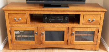 Woodley's Of Longmont Colorado Solid Wood Entertainment Console