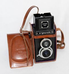 1950s Argoflex Camera With Leather Case