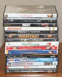 Lot Of DVDs Including Rocky, Once And Casino Royale