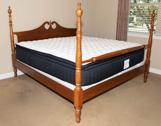 Kirkland King Mattress And Four Poster Bed