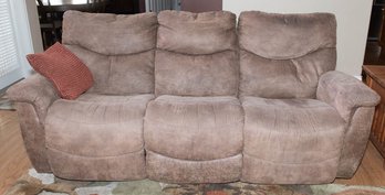 Microsuede Sofa ( See Photos)