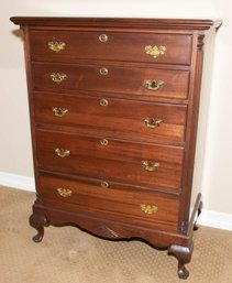 Philadelphia Mahogany Queen Anne Style Dresser