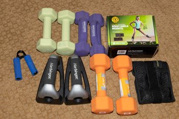 Hand Weights And Exercise Items