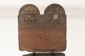 Early American Pottery Slave Tile From Savannah, GA