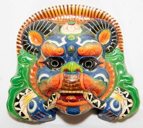 Balinese Terracotta Mask Wall Hanging