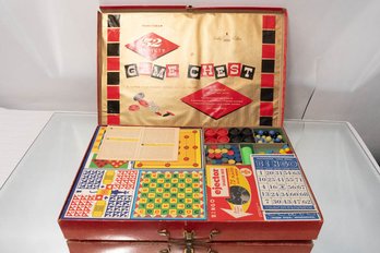 1960s Transogram 52 Variety Game Chest