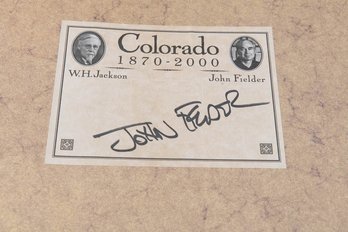 John Fielder Signed Copy Colorado 1870-2000 Coffee Table Book