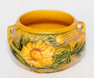 Roseville Pottery Yellow Peony 661-3