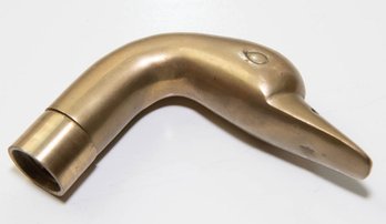 Brass Goose Cane Head