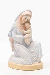 Virgin Mary With Baby Jesus Porcelain Figurine