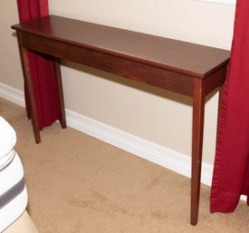 Slim Wood Console Table