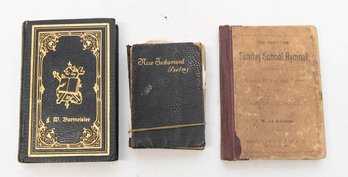 Antique Religious Material Books