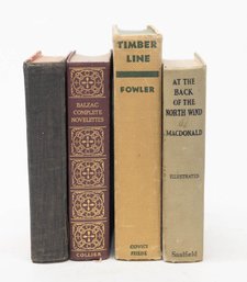 At The Back Of The North Wind, Timber Line, Balzac And Broadway Translations Of Voltaire Hardcover Books