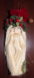 14' Handmade Santa Face Decor