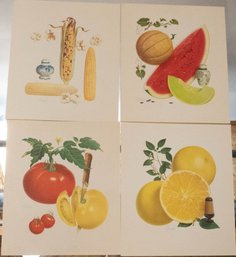 1950s Pertchik Kitchen Prints