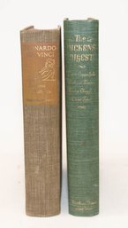 Leonardo Davinci And The Dickens Digest Hardcover Books