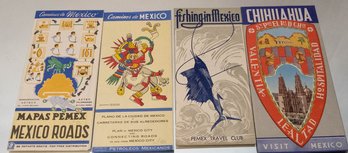 Vintage Mexico Travel Maps