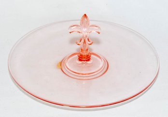 Fostoria Pink Depression Glass Sandwich Plate