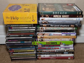 CD's, DVD's And Audiobooks