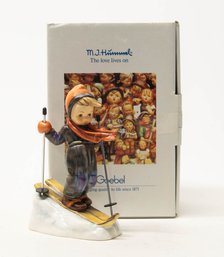 1994 Hummel Goebel ' Skier' Porcelain Figurine With Box