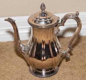 2.75 Pint Gorham Y901 Silverplate Teapot Circa 1960s