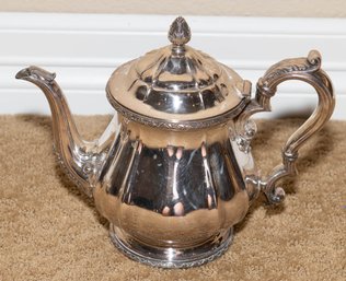 2.5 Pint Gorham Y902 Silverplate Teapot Circa 1960s