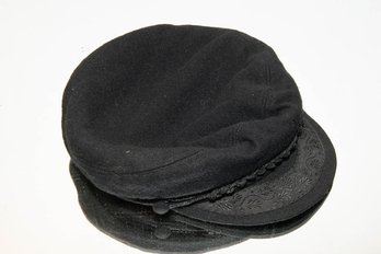 Greek Fisherman's Cap Dorfman Black Wool