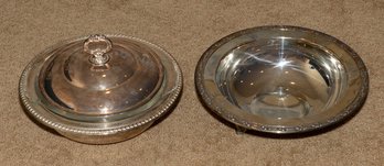 11' Sheriden Silver Plate Serving Dishes