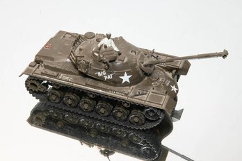 1950s Plastic Toy 'Big Pat' Model Tank With Soldier