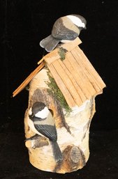 Rivers Edge Carving By Pat Tracy Bird House