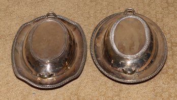 WM Rogers Avon And Kent Silver Plate Covered Dishes