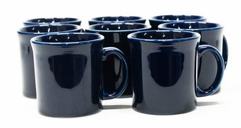 Fiesta Cobalt Blue Coffee Mugs (8)