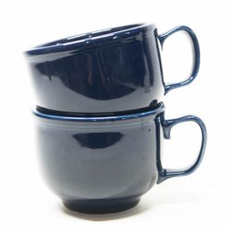 Fiesta Cobalt Blue Soup Cups (2)