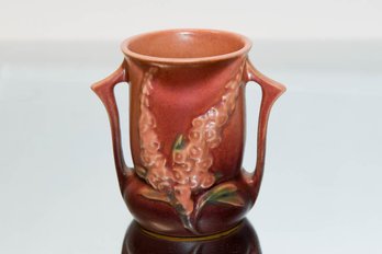 4.25' Roseville Pottery Foxglove Red Rose Pink 42-4
