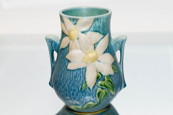6.5' Roseville Pottery Clematis Vase 103-6