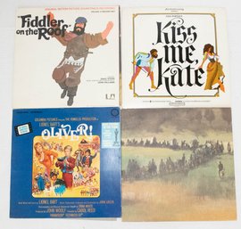 Paint Your Wagon, Fiddler On The Roof, Oliver Twist And Kiss Me Kate Sound Track Vinyl Records