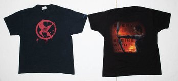 2015 Hunger Games Logo Every Resolution Begins With A Spark Graphic Movie T-shirts