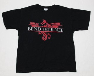 Game Of Thrones Bend The Knee Graphic Movie T-shirt Size XL
