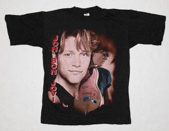 Jon Bon Jovi Front And Back Screen Print T-shirt