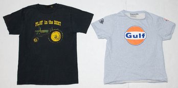 John Deere ' Play In The Dirt Graphic Tee And Grandprix Originals Gulf Sweatshirt Tee