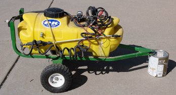 PK Agricultural 15 Gallon Sprayer Tow Behind For Riding Lawnmower